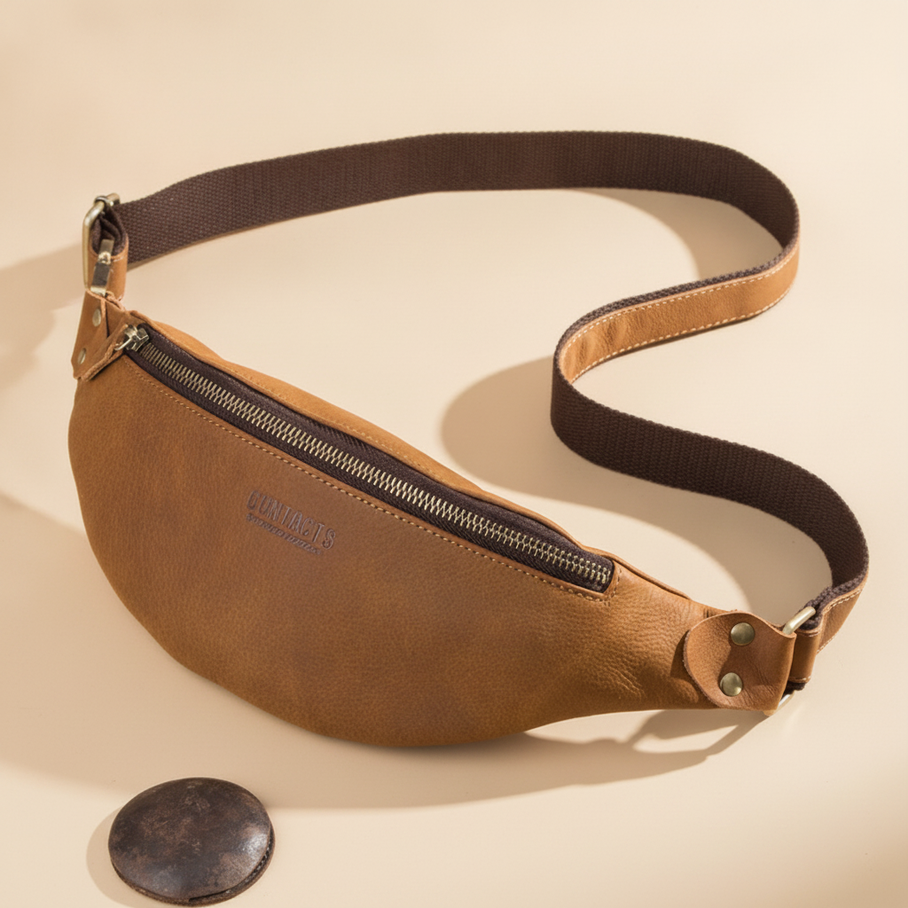 Sacoche Homme Cuir Crazy Horse Multifonction