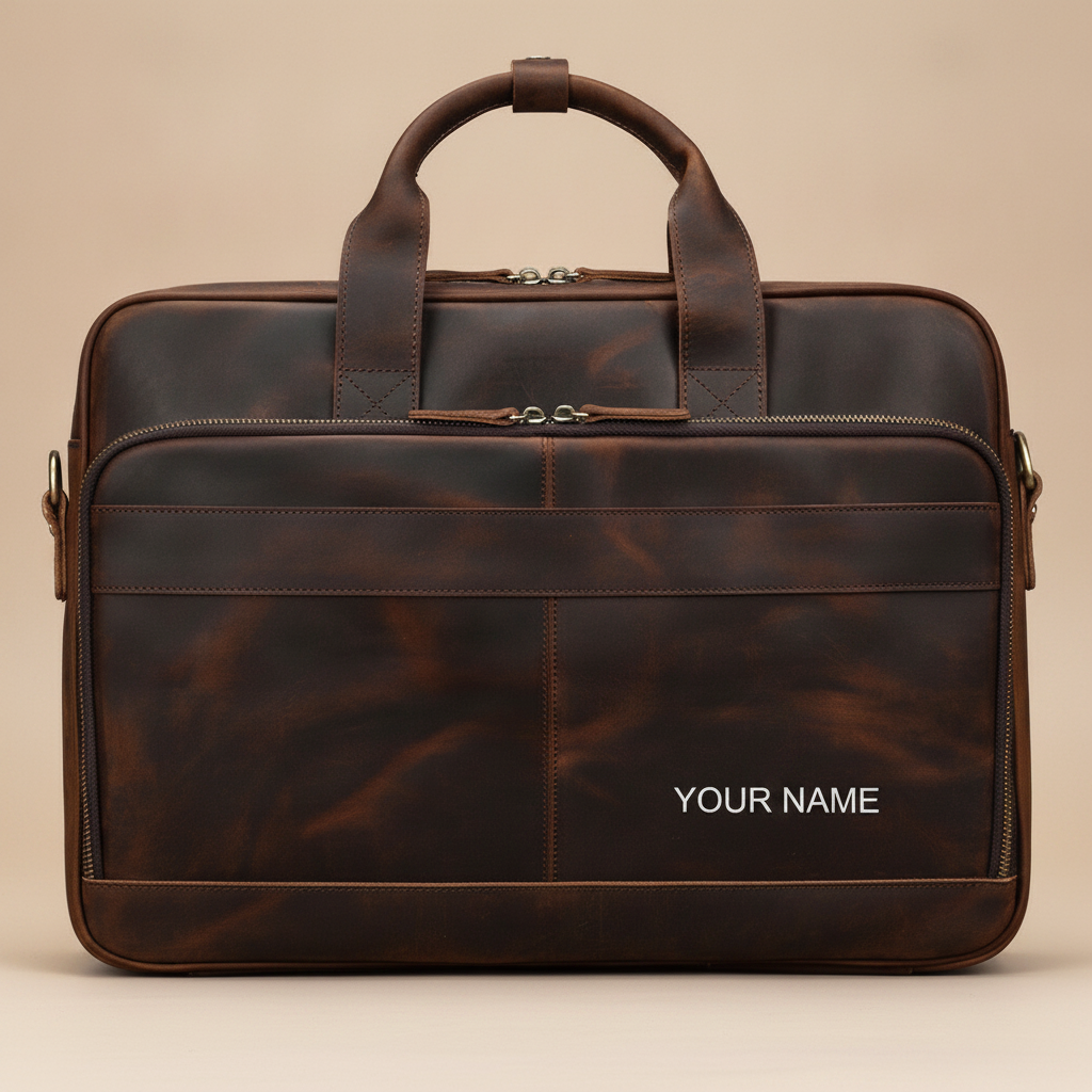 Sacoche Ordinateur Cuir Homme Business