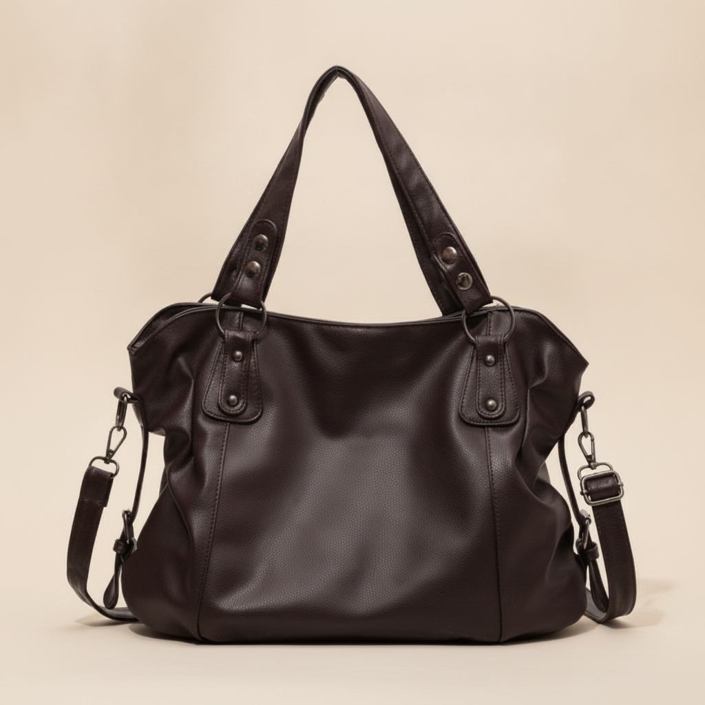 Sac à Main Rétro Grande Capacité Cuir PU