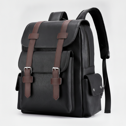 Sac à Dos Homme Cuir PU Polyvalent
