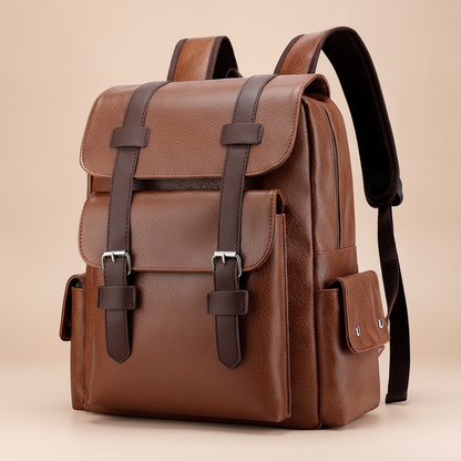 Sac à Dos Homme Cuir PU Polyvalent