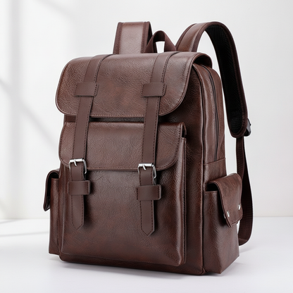 Sac à Dos Homme Cuir PU Polyvalent