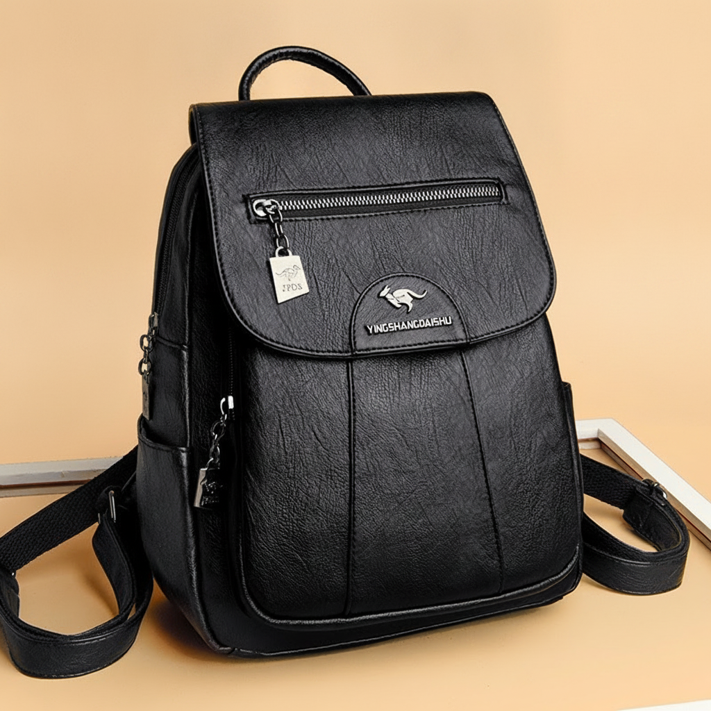 Sac à Dos Vintage Cuir Souple Femme Polyvalent