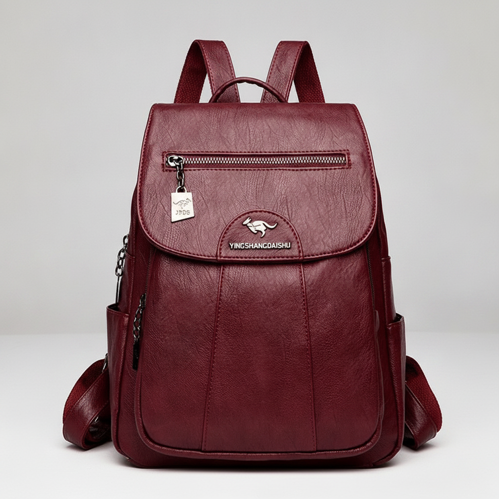 Sac à Dos Vintage Cuir Souple Femme Polyvalent