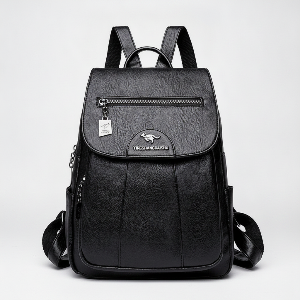 Sac à Dos Vintage Cuir Souple Femme Polyvalent