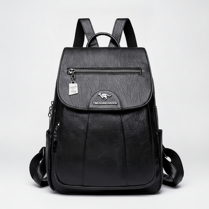 Sac à Dos Vintage Cuir Souple Femme Polyvalent