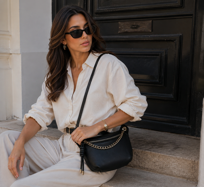 Sac Banane Luxe Cuir Véritable ITAMOOD