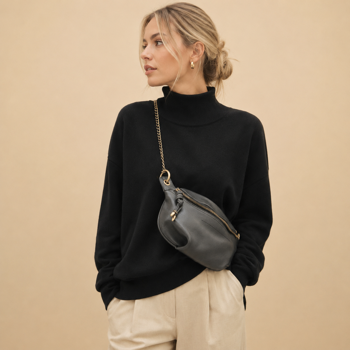Sac Polyvalent Cuir Vachette Femme
