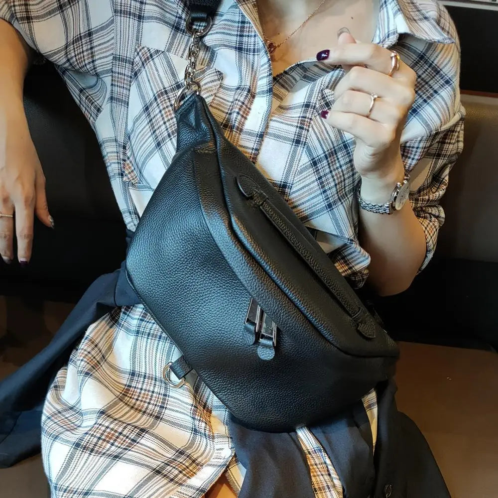 Sac Banane Luxe Cuir Véritable BRIGGS Femme