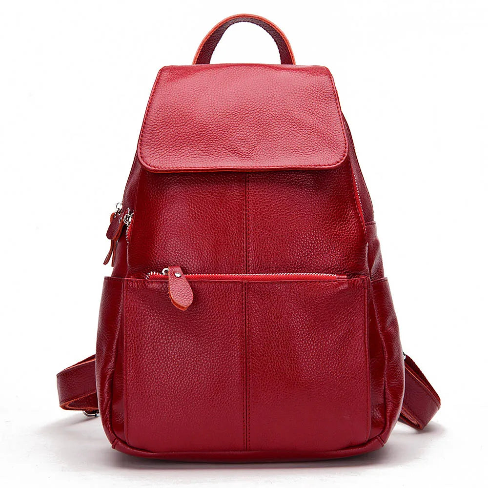 Zency Taro : Sac à Dos Cuir Véritable Polyvalent