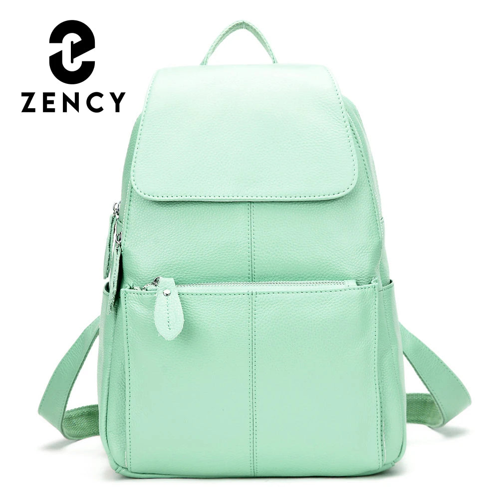 Zency Taro : Sac à Dos Cuir Véritable Polyvalent