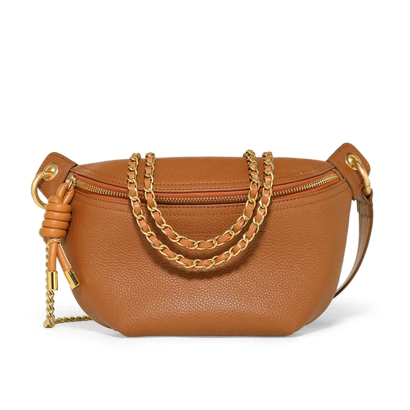 Sac Banane Luxe Cuir Véritable ITAMOOD