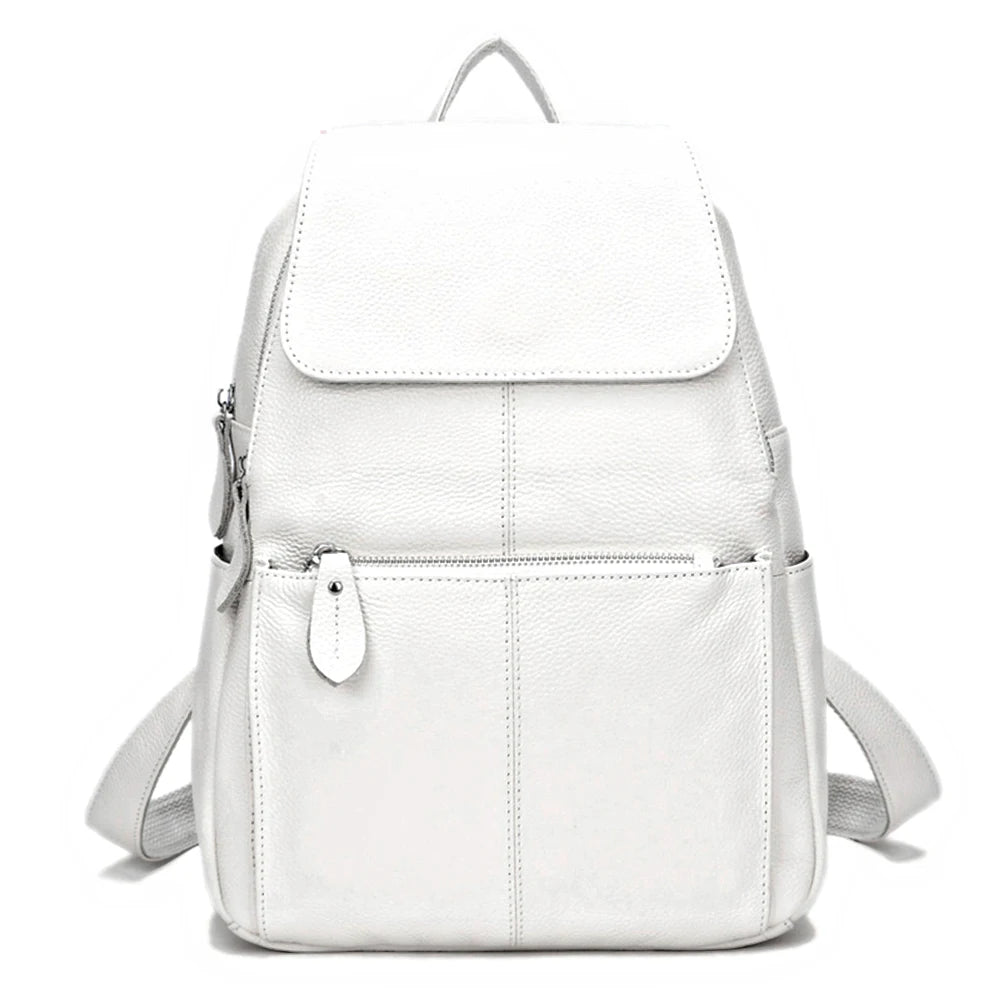 Zency Taro : Sac à Dos Cuir Véritable Polyvalent