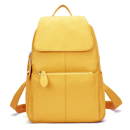 Zency Taro : Sac à Dos Cuir Véritable Polyvalent