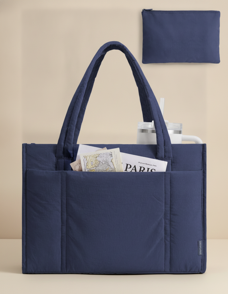 Ensemble 2 Sacs Fourre-Tout Matelassés BAGSMART