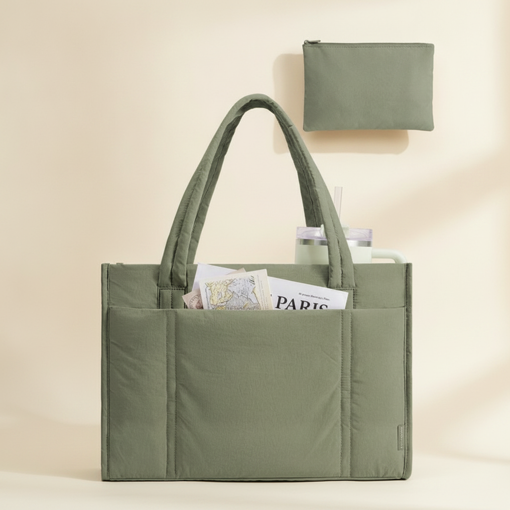 Ensemble 2 Sacs Fourre-Tout Matelassés BAGSMART