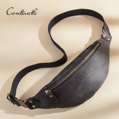 Sacoche Homme Cuir Crazy Horse Multifonction