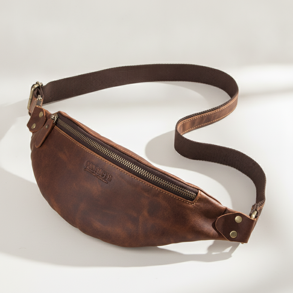 Sacoche Homme Cuir Crazy Horse Multifonction