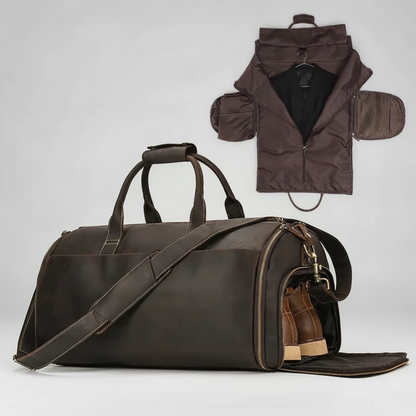 Sac de voyage ELIN en cuir pour homme d'affaires