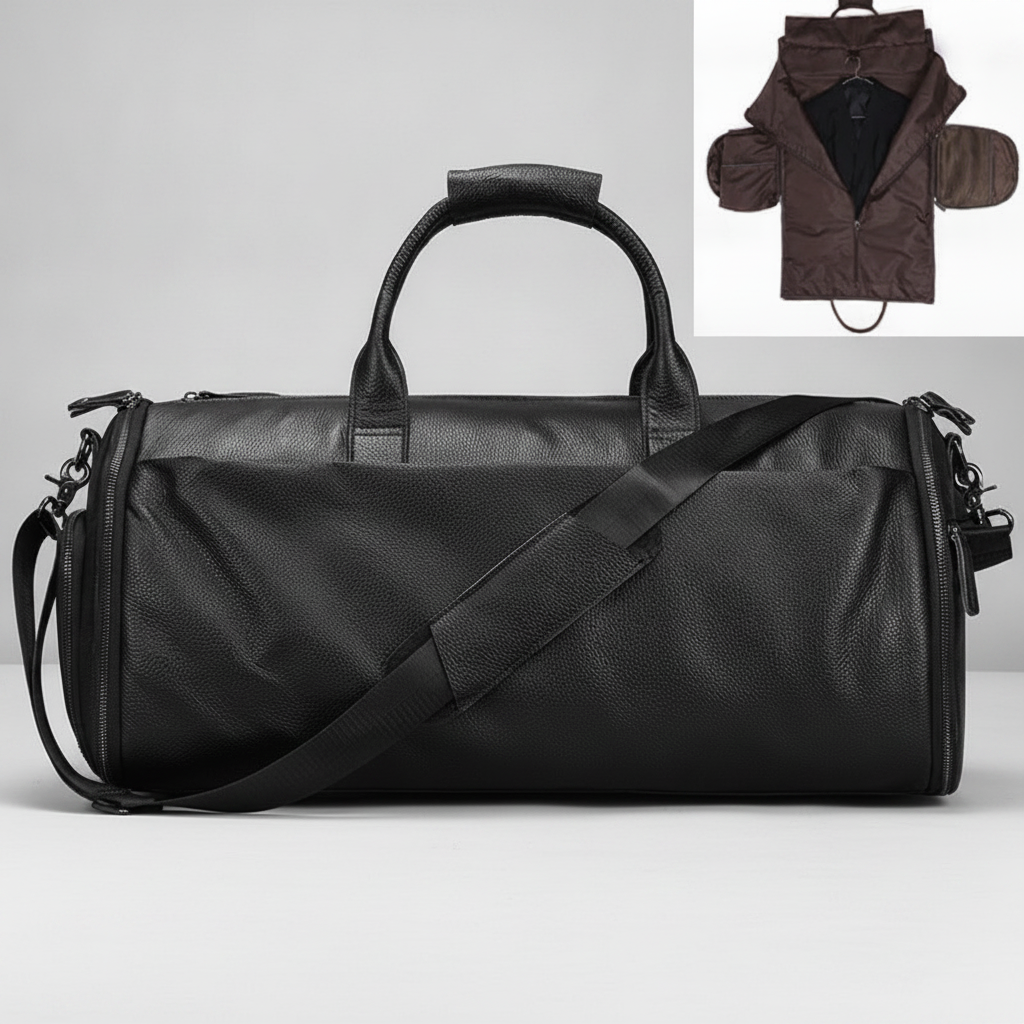 Sac de voyage ELIN en cuir pour homme d'affaires