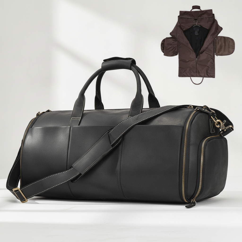 Sac de voyage ELIN en cuir pour homme d'affaires