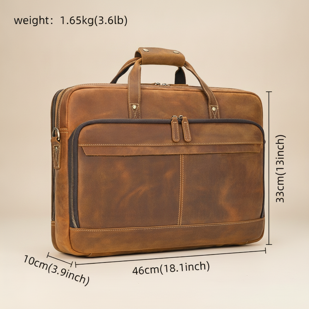 Sacoche Ordinateur Cuir Homme Business