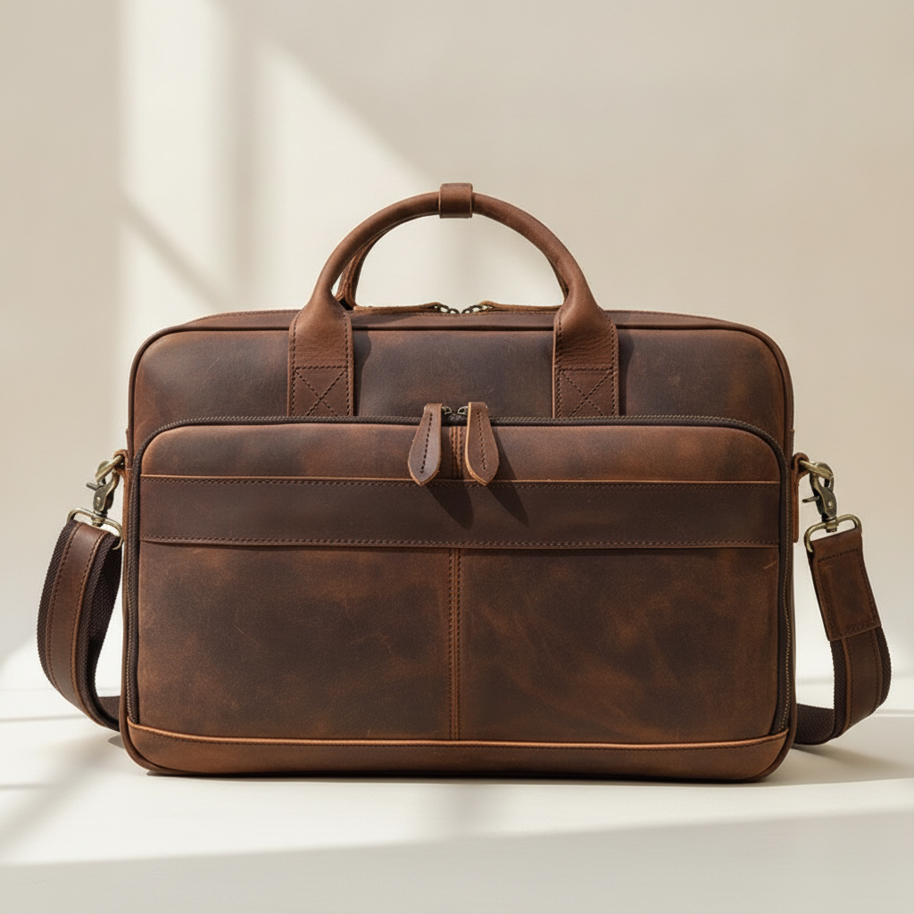 Sacoche Ordinateur Cuir Homme Business