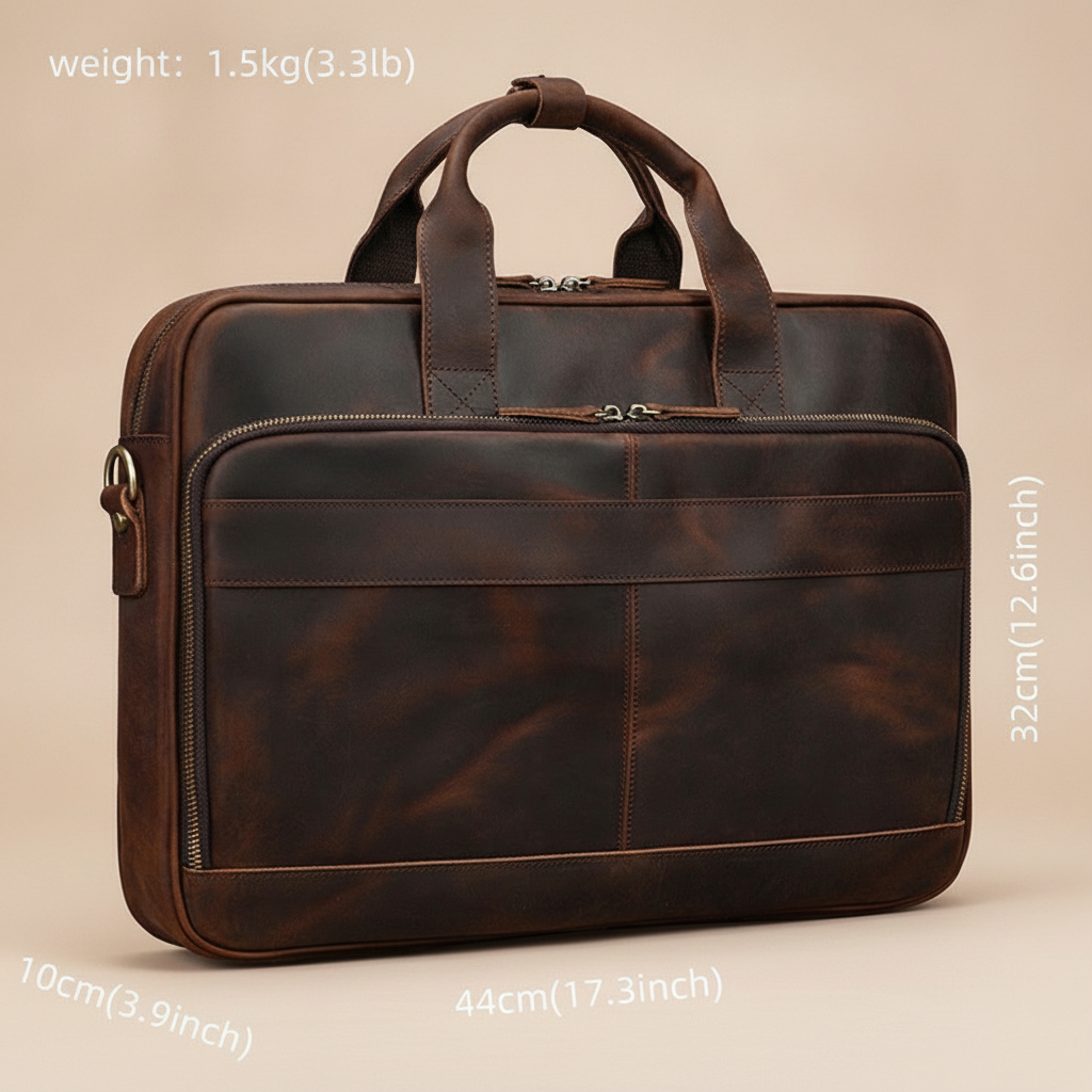 Sacoche Ordinateur Cuir Homme Business