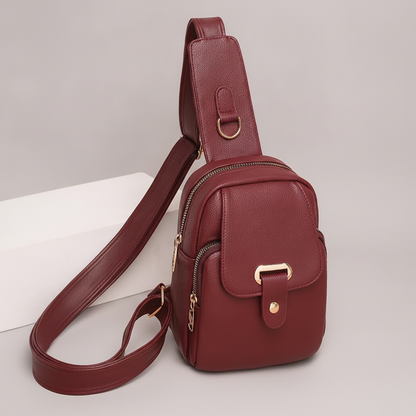 Sac Poitrine Cuir PU Femme - Organisé & Tendance