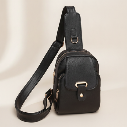 Sac Poitrine Cuir PU Femme - Organisé & Tendance