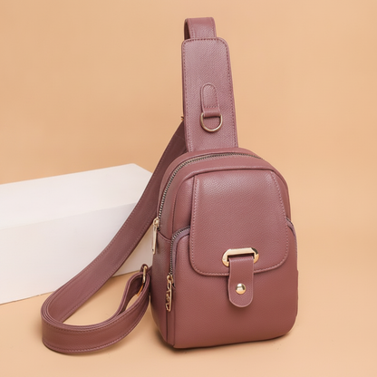 Sac Poitrine Cuir PU Femme - Organisé & Tendance