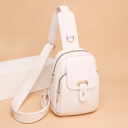 Sac Poitrine Cuir PU Femme - Organisé & Tendance