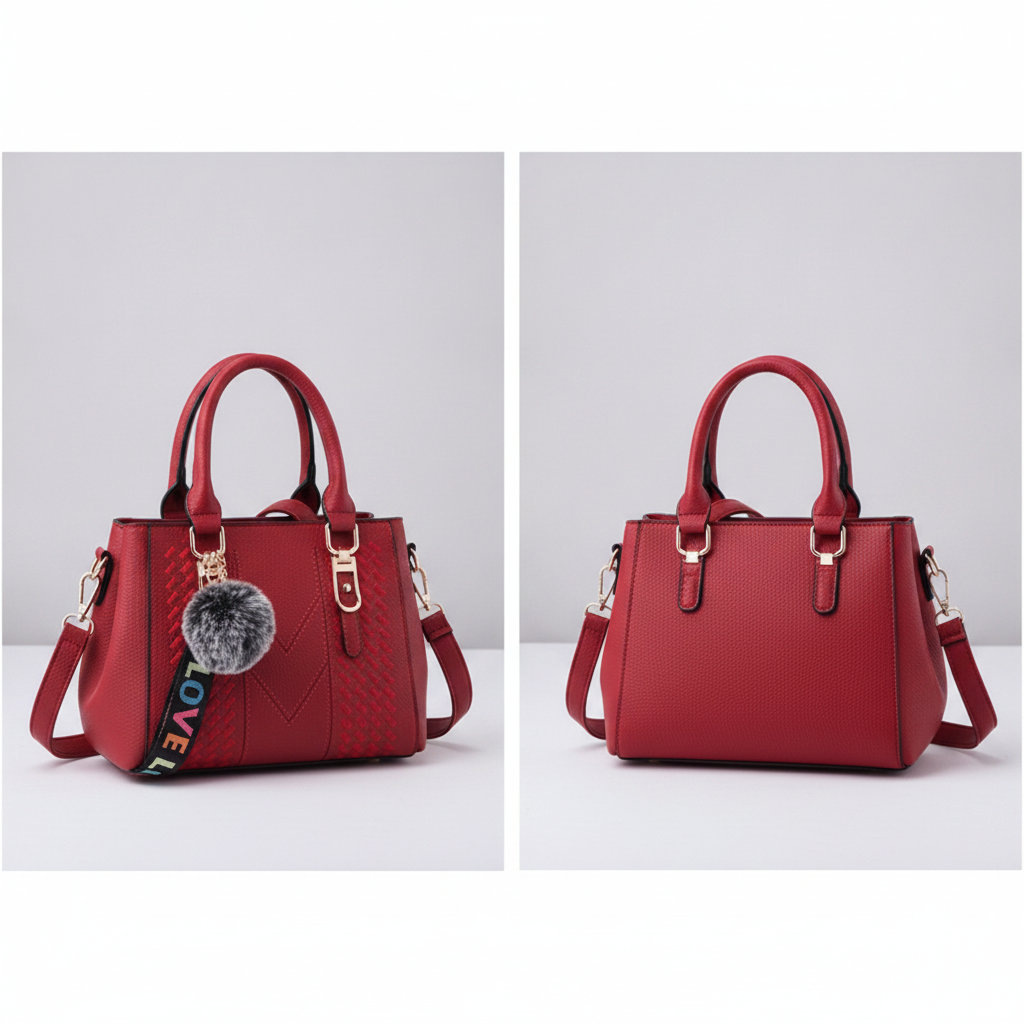 Sac cuir brodé bandoulière