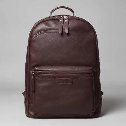 Sac à dos luxe cuir véritable GURO unisexe