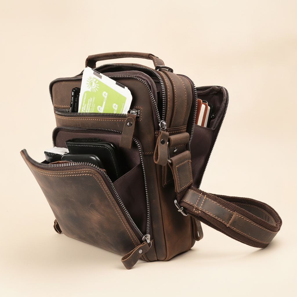 Sacoche Homme Cuir Vintage JOYIR