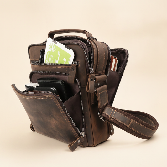 Sacoche Homme Cuir Vintage JOYIR