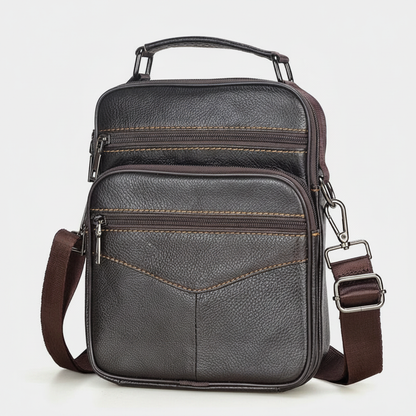 Sac Bandoulière Homme Cuir Véritable : Luxe & Pratique