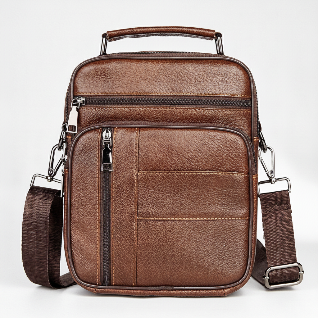 Sac Bandoulière Homme Cuir Véritable : Luxe & Pratique