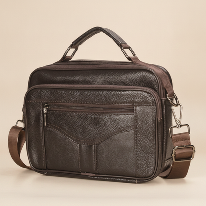 Sac Bandoulière Homme Cuir Véritable : Luxe & Pratique