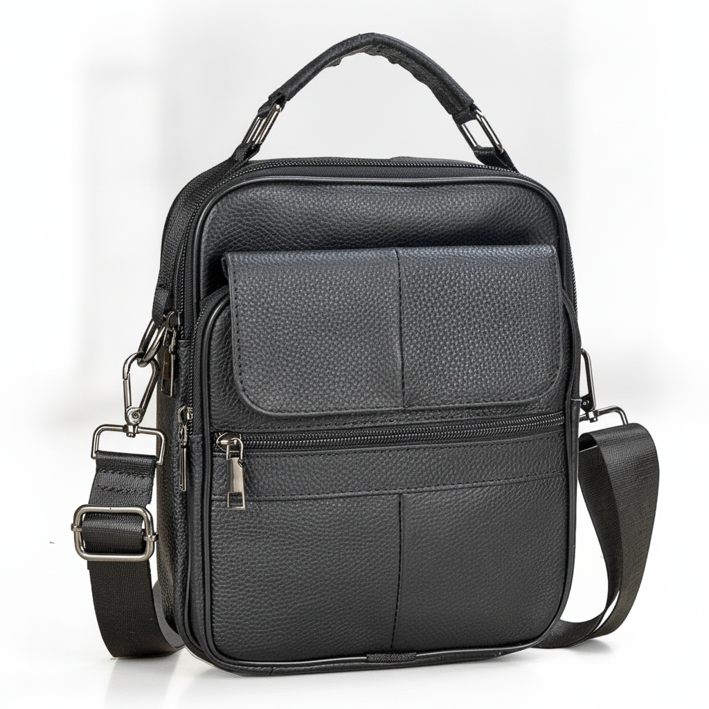 Sac Bandoulière Homme Cuir Véritable : Luxe & Pratique
