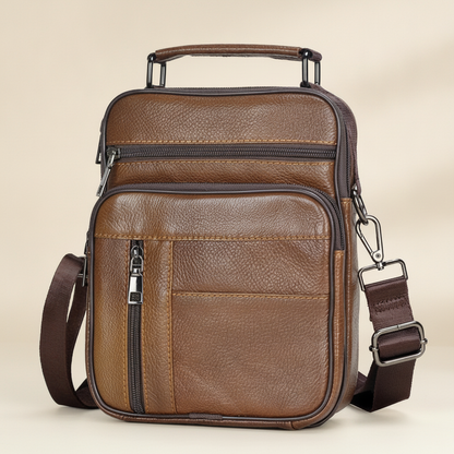 Sac Bandoulière Homme Cuir Véritable : Luxe & Pratique