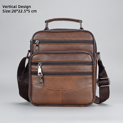 Sac Bandoulière Homme Cuir Véritable : Luxe & Pratique
