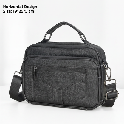 Sac Bandoulière Homme Cuir Véritable : Luxe & Pratique
