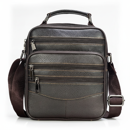 Sac Bandoulière Homme Cuir Véritable : Luxe & Pratique