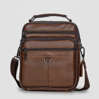 Sac Bandoulière Homme Cuir Véritable : Luxe & Pratique