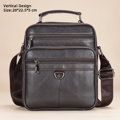 Sac Bandoulière Homme Cuir Véritable : Luxe & Pratique
