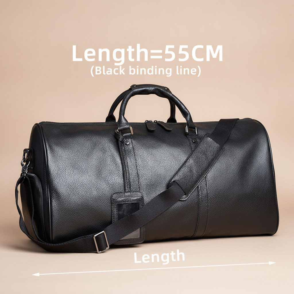 Sac de voyage en cuir NUPUGOO - Grande capacité