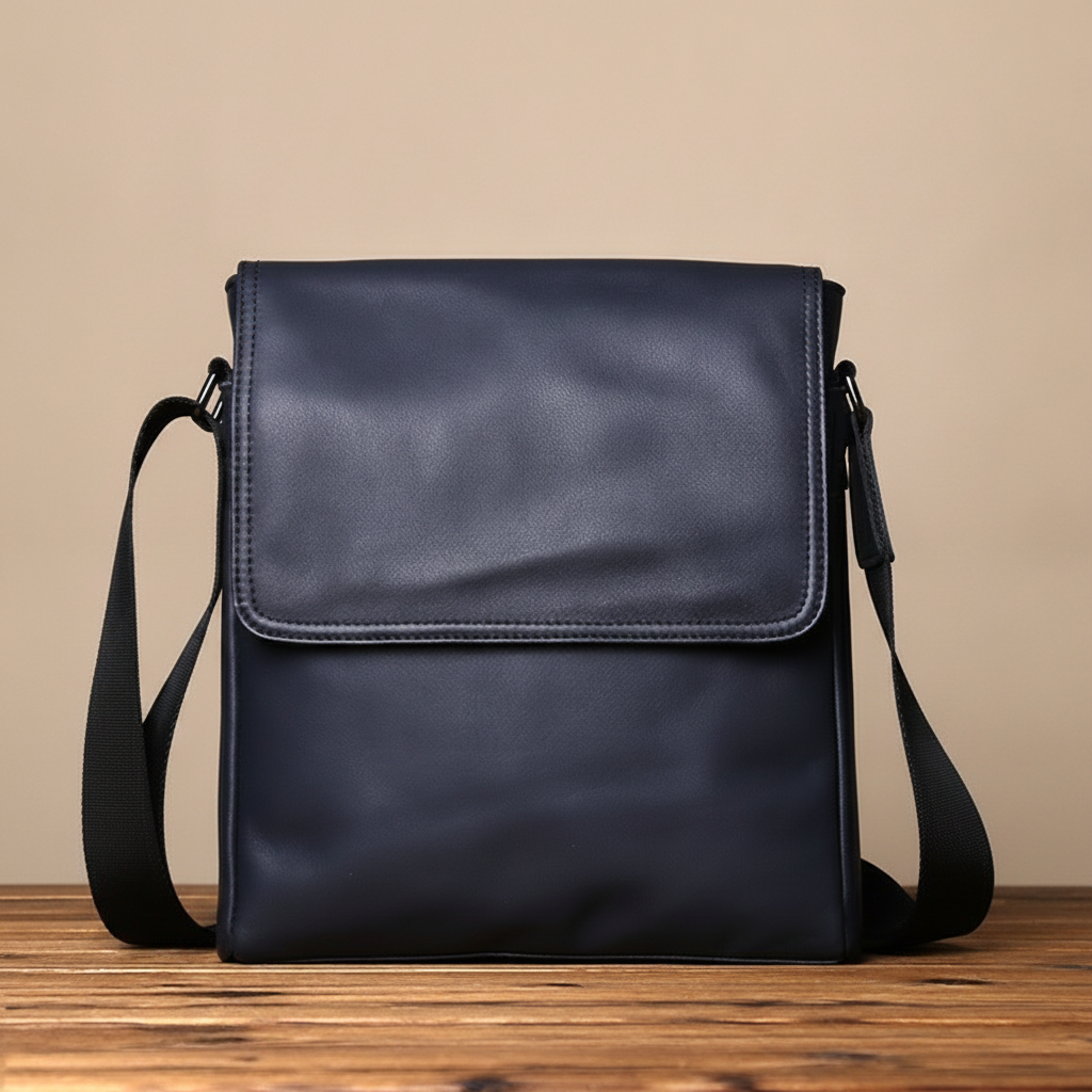 Sac Bandoulière Cuir Homme NZPJ Vertical Grande Capacité
