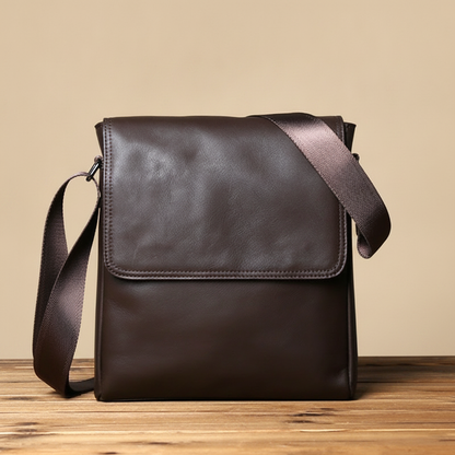 Sac Bandoulière Cuir Homme NZPJ Vertical Grande Capacité