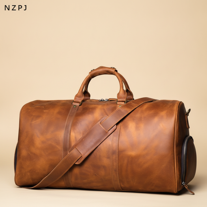 Sac Bandoulière Homme Cuir Vintage NZPJ